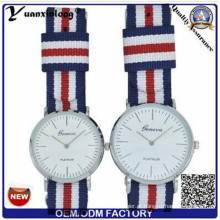 Yxl-546 Japão Quartz Movt e Nylon Strap Simples Estilo Coleção Casal Amante Relógio De Pulso